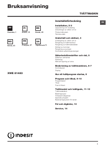 Brugsanvisning Indesit XWE 81483X K EU Vaskemaskine