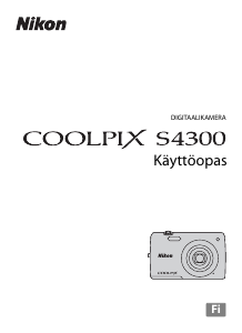 Käyttöohje Nikon Coolpix S4300 Digitaalikamera