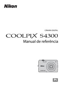 Manual Nikon Coolpix S4300 Câmara digital