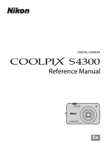 Manual Nikon Coolpix S4300 Digital Camera