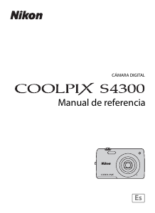 Manual de uso Nikon Coolpix S4300 Cámara digital