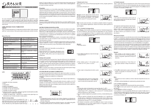 Manual de uso Salus 091FL Termostato