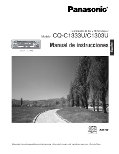 Manual de uso Panasonic CQ-C1303U Radio para coche
