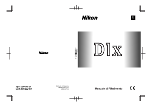 Manuale Nikon D1X Fotocamera digitale