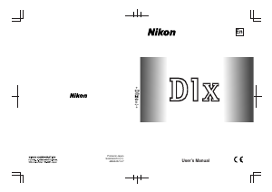 Manual Nikon D1X Digital Camera
