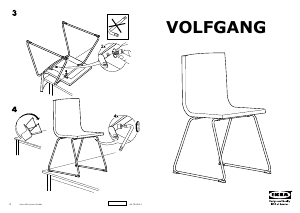 Εγχειρίδιο IKEA VOLFGANG Καρέκλα