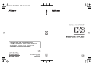 Használati útmutató Nikon D3 Digitális fényképezőgép