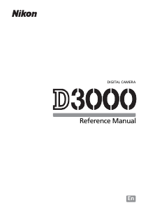 Manual Nikon D3000 Digital Camera