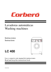 Manual de uso Corberó LC 400 Lavadora