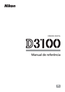 Manual Nikon D3100 Câmara digital