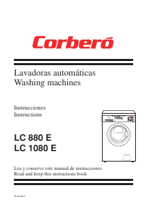 Manual de uso Corberó LC 880 E Lavadora