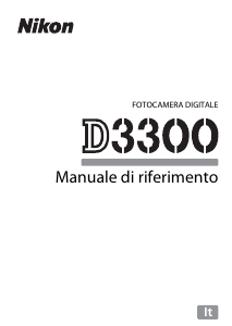 Manuale Nikon D3300 Fotocamera digitale