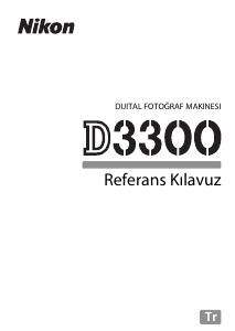 Kullanım kılavuzu Nikon D3300 Dijital kamera