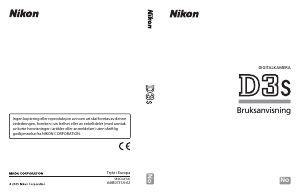 Bruksanvisning Nikon D3S Digitalkamera