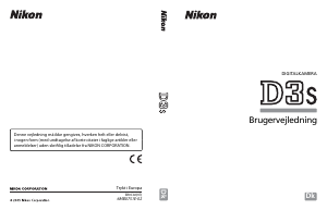 Brugsanvisning Nikon D3S Digitalkamera