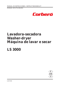 Manual de uso Corberó LS 3000 Lavasecadora