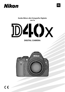 Manuale Nikon D40X Fotocamera digitale