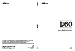 Használati útmutató Nikon D60 Digitális fényképezőgép