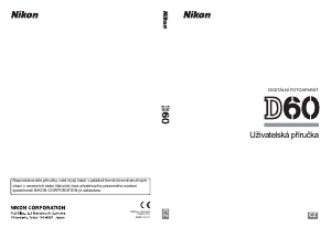 Manuál Nikon D60 Digitální fotoaparát