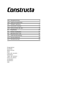 Mode d’emploi Constructa CM310050 Table de cuisson