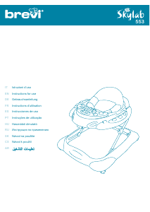 Manual de uso Brevi Skylab Andador para bébé
