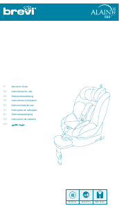 Manual de uso Brevi Alain Asiento para bebé