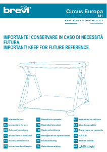 Priročnik Brevi Circus Europa Otroška posteljica