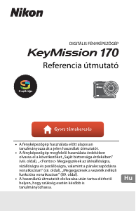 Használati útmutató Nikon KeyMission 170 Akciókamera