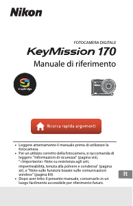 Manuale Nikon KeyMission 170 Action camera