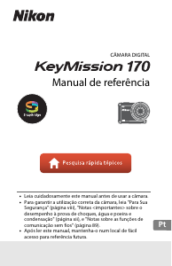 Manual Nikon KeyMission 170 Câmara desportiva