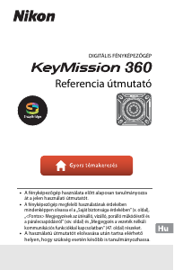 Használati útmutató Nikon KeyMission 360 Akciókamera
