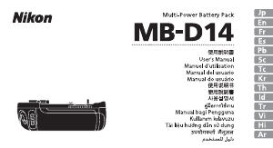 Manuál Nikon MB-D14 Bateriový grip