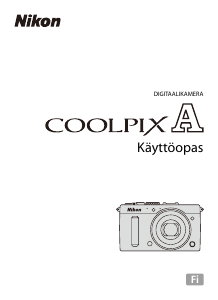 Käyttöohje Nikon Coolpix A Digitaalikamera