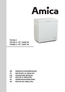 Manual Amica FS200.3 Freezer