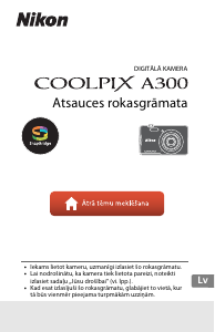 Rokasgrāmata Nikon Coolpix A300 Digitālā kamera