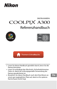 Bedienungsanleitung Nikon Coolpix A300 Digitalkamera