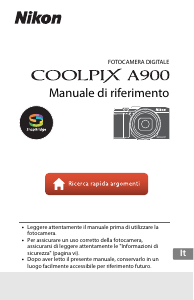 Manuale Nikon Coolpix A900 Fotocamera digitale