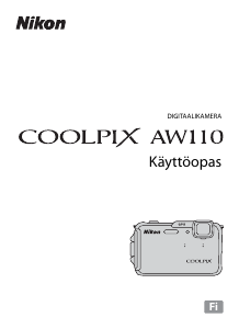 Käyttöohje Nikon Coolpix AW110 Digitaalikamera