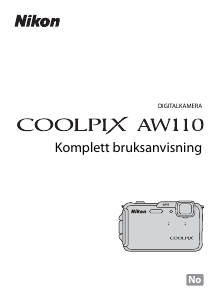 Bruksanvisning Nikon Coolpix AW110 Digitalkamera