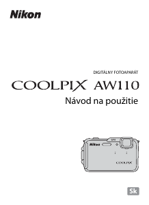 Návod Nikon Coolpix AW110 Digitálna kamera