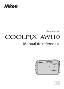 Manual de uso Nikon Coolpix AW110 Cámara digital