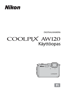 Käyttöohje Nikon Coolpix AW120 Digitaalikamera