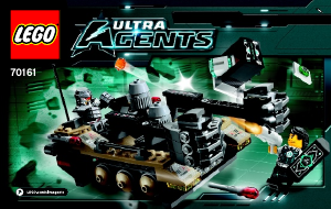 Bedienungsanleitung Lego set 70161 Ultra Agents Tremors Kettenfahrzeug