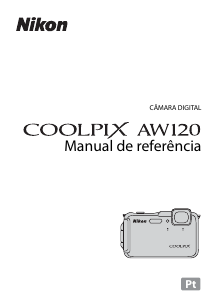 Manual Nikon Coolpix AW120 Câmara digital