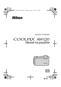 Návod Nikon Coolpix AW120 Digitálna kamera