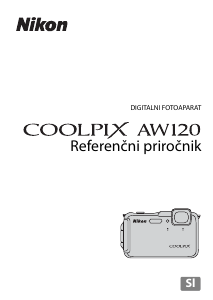 Priročnik Nikon Coolpix AW120 Digitalni fotoaparat