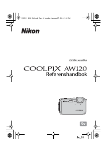Bruksanvisning Nikon Coolpix AW120 Digitalkamera