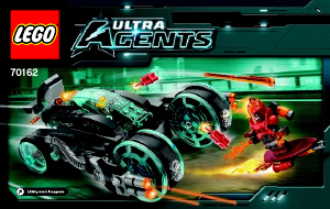 Käyttöohje Lego set 70162 Ultra Agents Liekkihävittäjä