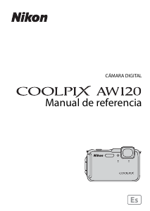 Manual de uso Nikon Coolpix AW120 Cámara digital