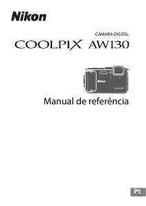 Manual Nikon Coolpix AW130 Câmara digital